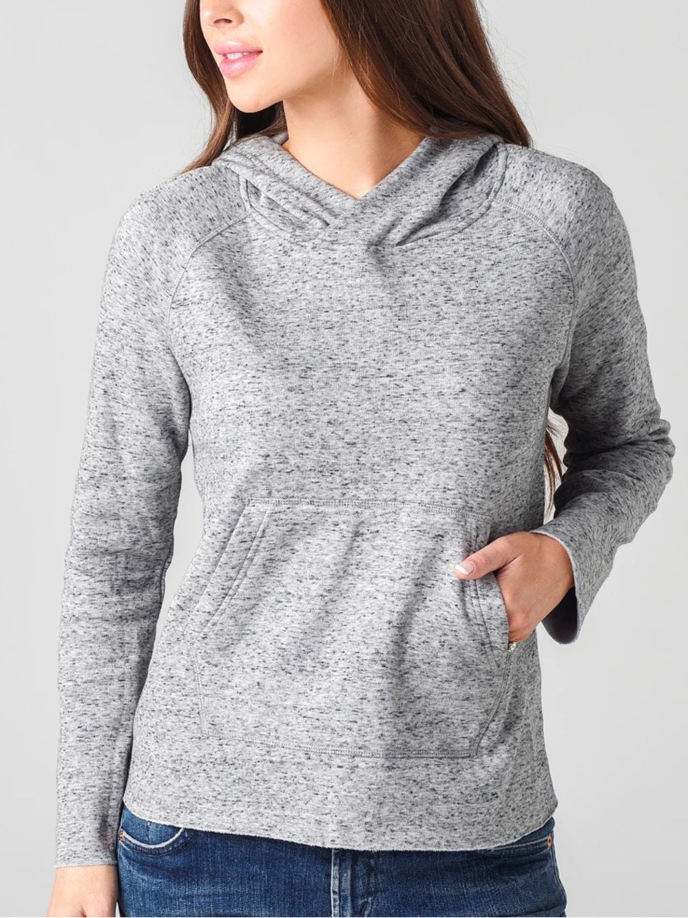UGG Hoodie pilar Women size M  Heather Gray Hooded Pullover Sweatshirt